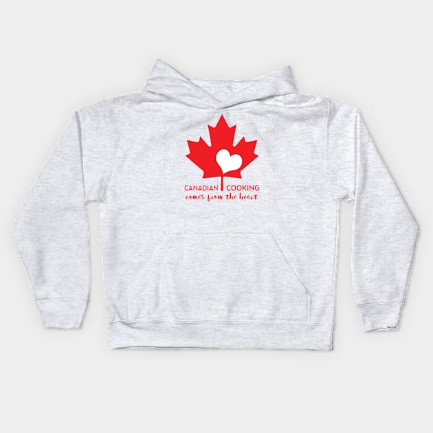 Canadian Cooking Kids Hoodie by AntiqueImages